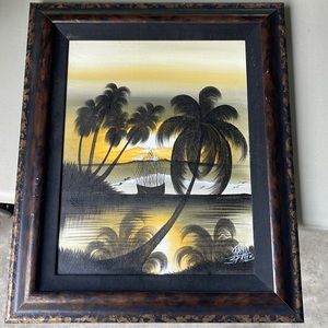 Hand painted Saint kits canvas